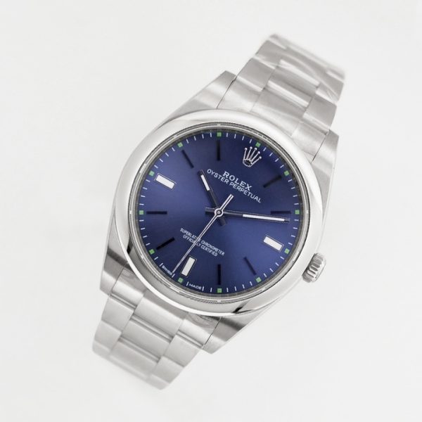 Rolex Oyster Perpetual Blue Dial ref.114300