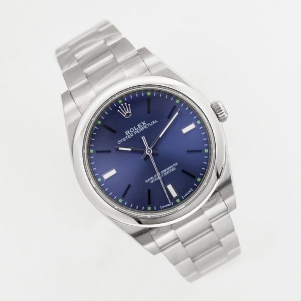 Rolex Oyster Perpetual Blue Dial ref.114300