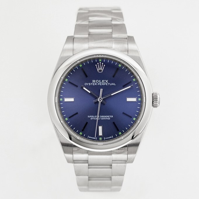 Rolex Oyster Perpetual Blue Dial ref.114300