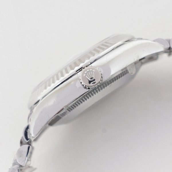 Rolex Datejust 31 31mm Fluted Blue Floral Dial Jubilee Ref. 278274