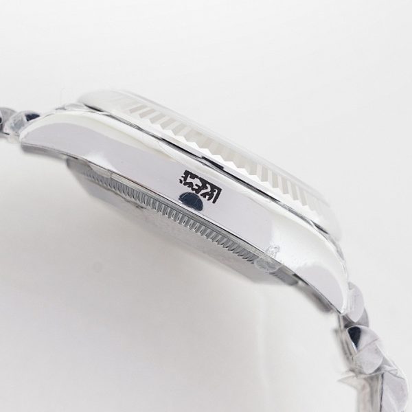 Rolex Datejust 31 31mm Fluted Blue Floral Dial Jubilee Ref. 278274
