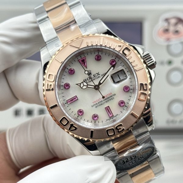 Rolex Yacht-Master 40 Bi-Color Rubin Dial Ref. 16623