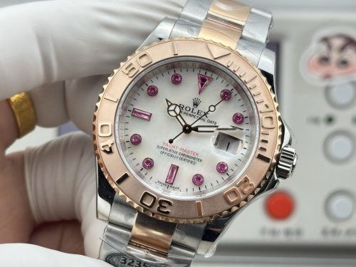 Rolex Yacht-Master 40 Bi-Color Rubin Dial Ref. 16623