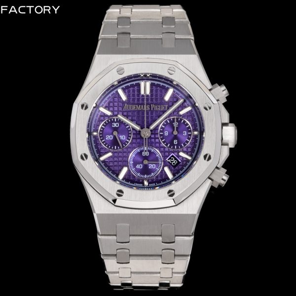 Audemars Piguet Royal Oak Selfwinding Chronograph Purple Dial Ref. 26240BC.OO.1320BC.01