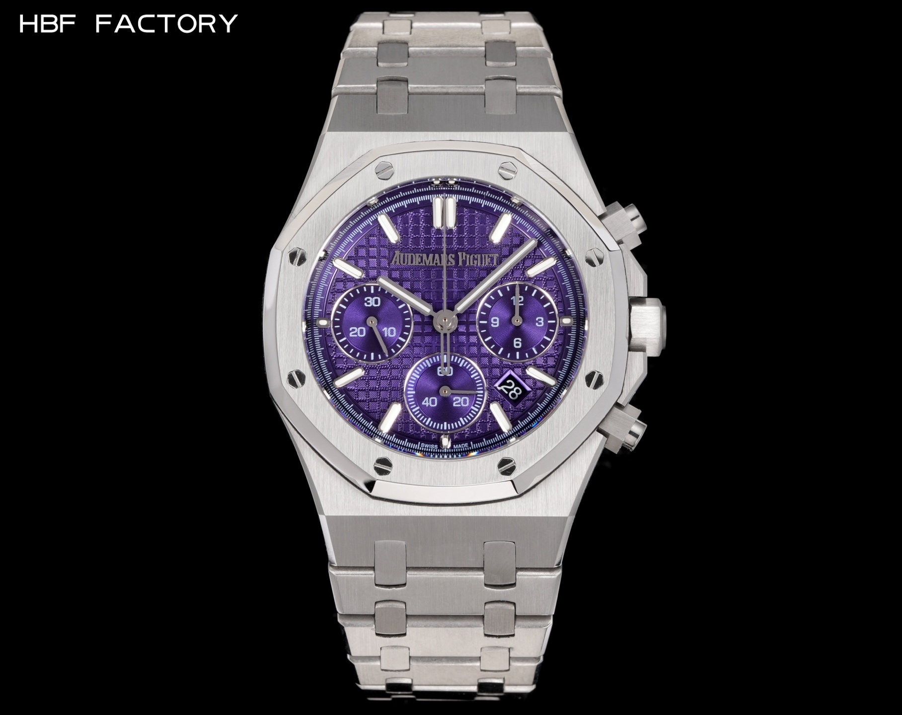 Audemars Piguet Royal Oak Selfwinding Chronograph Purple Dial Ref. 26240BC.OO.1320BC.01