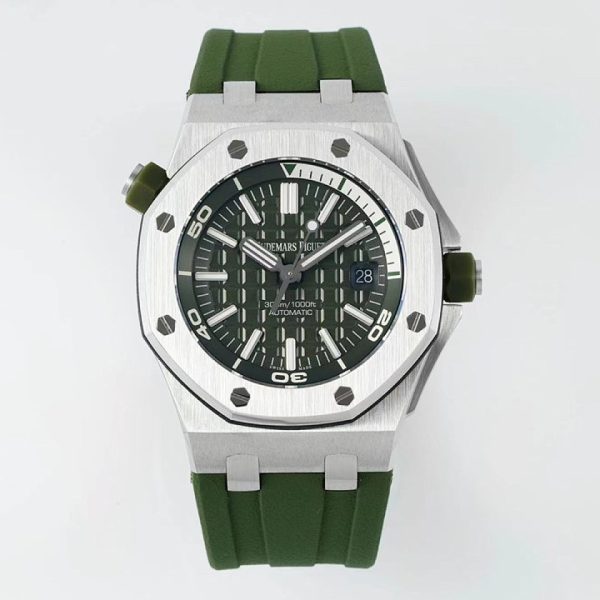 Audemars Piguet Royal Oak Offshore Diver Green Dial Ref. 15710ST.OO.A052CA.01