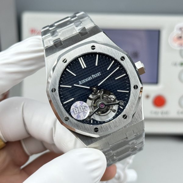 Audemars Piguet Royal Oak Selfwinding Flying Tourbillon Blue Dial Ref. 26730ST.OO.1320ST.01