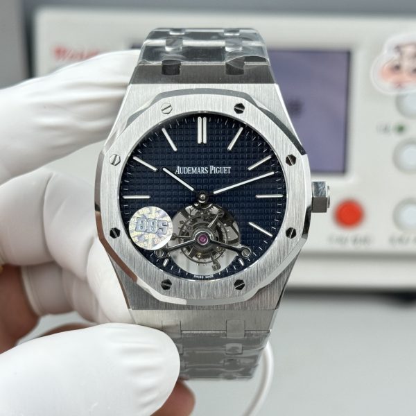 Audemars Piguet Royal Oak Selfwinding Flying Tourbillon Blue Dial Ref. 26730ST.OO.1320ST.01