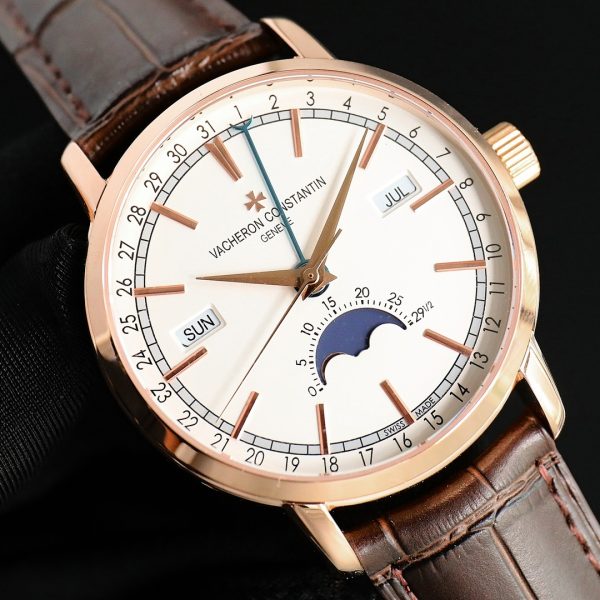 Vacheron Constantin Traditionnelle Complete Calendar Silver Dial Rose Gold Ref. 4010T/000R-B344