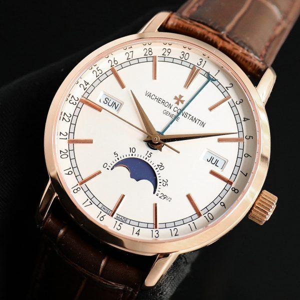 Vacheron Constantin Traditionnelle Complete Calendar Silver Dial Rose Gold Ref. 4010T/000R-B344