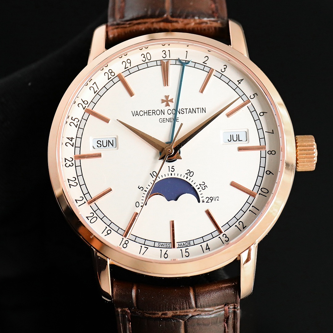 Vacheron Constantin Traditionnelle Complete Calendar Silver Dial Rose Gold Ref. 4010T/000R-B344