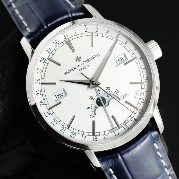 Vacheron Constantin Traditionnelle Complete Calendar Silver Dial Platinum Ref. 4010T/000P-B345