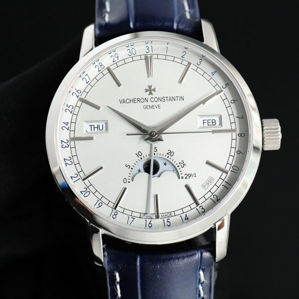 Vacheron Constantin Traditionnelle Complete Calendar Silver Dial Platinum Ref. 4010T/000P-B345