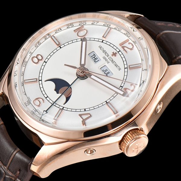 Vacheron Constantin Fiftysix Complete Calendar Silver Dial Rose Gold Ref. 4000E/000R-B438