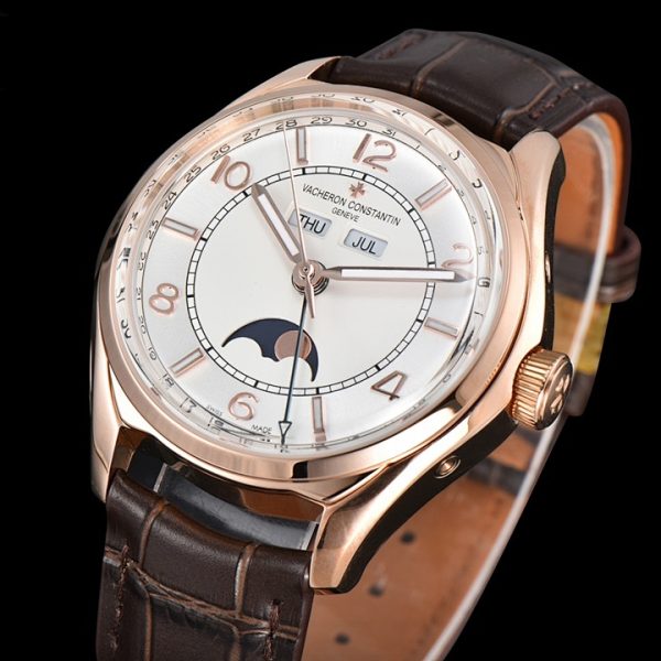 Vacheron Constantin Fiftysix Complete Calendar Silver Dial Rose Gold Ref. 4000E/000R-B438