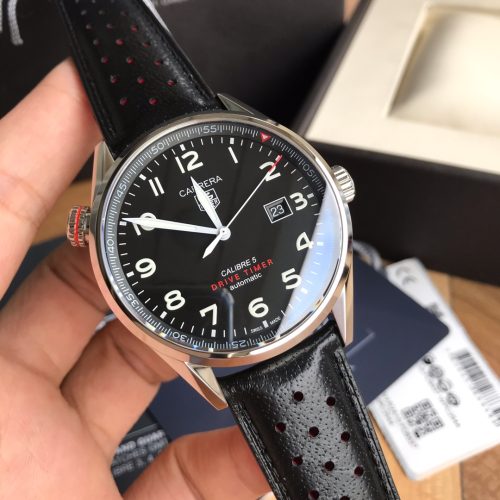 TAG Heuer Carrera Calibre 5 Drive Timer Black Dial Edition ref. WAR2A11.FC6337
