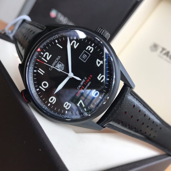 TAG Heuer Carrera Calibre 5 Drive Timer Black Dial Edition ref. WAR2A11.FC6337