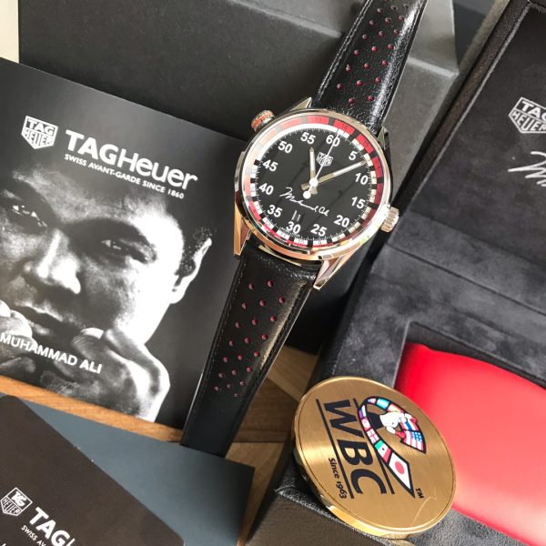 TAG Heuer Carrera Muhammad Ali Limited Edition Black Dial ref. WAR2A11.FC6337