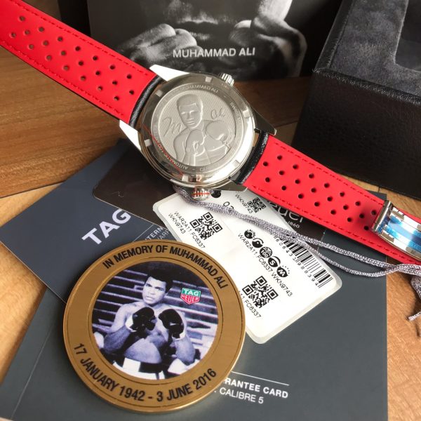 TAG Heuer Carrera Muhammad Ali Limited Edition Black Dial ref. WAR2A11.FC6337