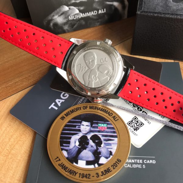 TAG Heuer Carrera Muhammad Ali Limited Edition Black Dial ref. WAR2A11.FC6337