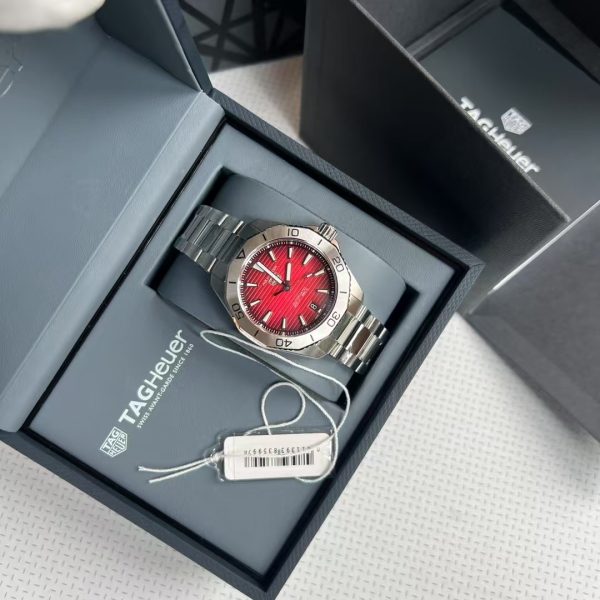 TAG Heuer Aquaracer Professional 200 Red Dial Edition Ref. WBP2114.BA0627