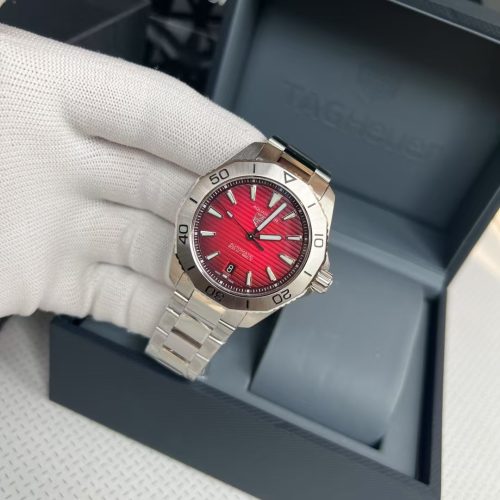 TAG Heuer Aquaracer Professional 200 Red Dial Edition Ref. WBP2114.BA0627