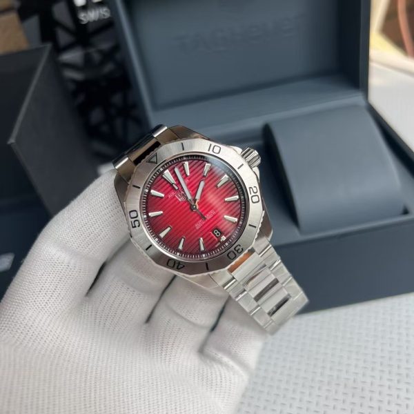 TAG Heuer Aquaracer Professional 200 Red Dial Edition Ref. WBP2114.BA0627