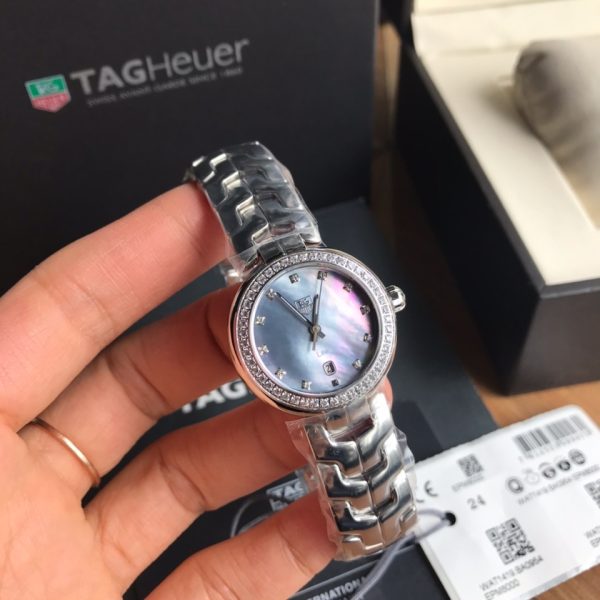 TAG Heuer Link Lady Cameron Diaz Black Mother of Pearl Diamond Edition ref. WAT1419.BA0954