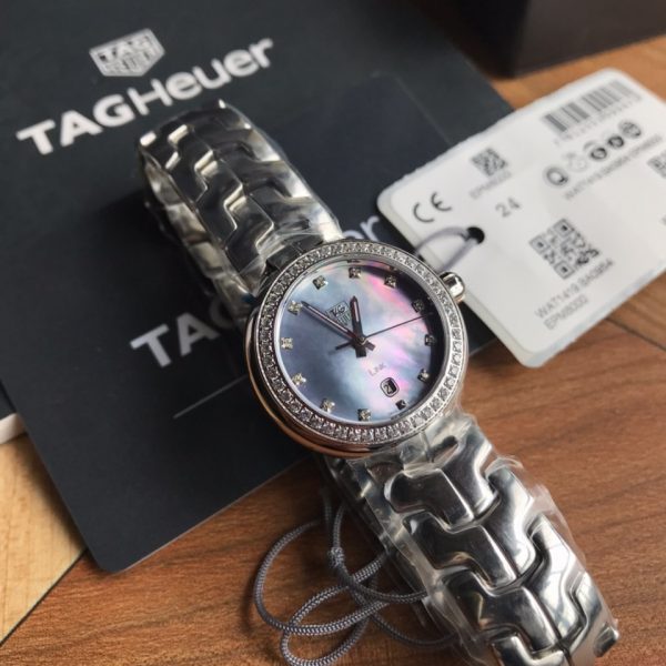 TAG Heuer Link Lady Cameron Diaz Black Mother of Pearl Diamond Edition ref. WAT1419.BA0954