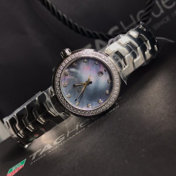 TAG Heuer Link Lady Cameron Diaz Black Mother of Pearl Diamond Edition ref. WAT1419.BA0954