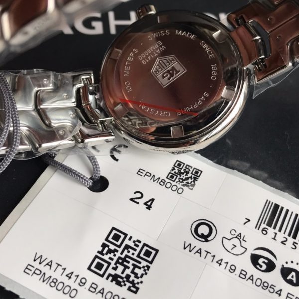 TAG Heuer Link Lady Cameron Diaz Black Mother of Pearl Diamond Edition ref. WAT1419.BA0954