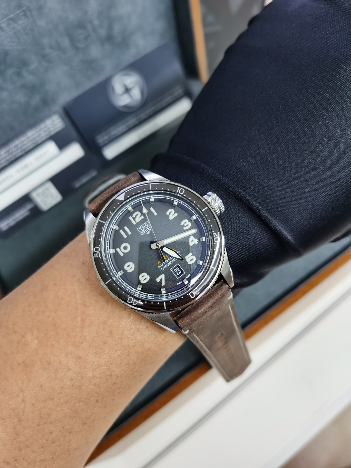 TAG Heuer Autavia Automatic Black Dial Edition ref. WBE5114.FC8266
