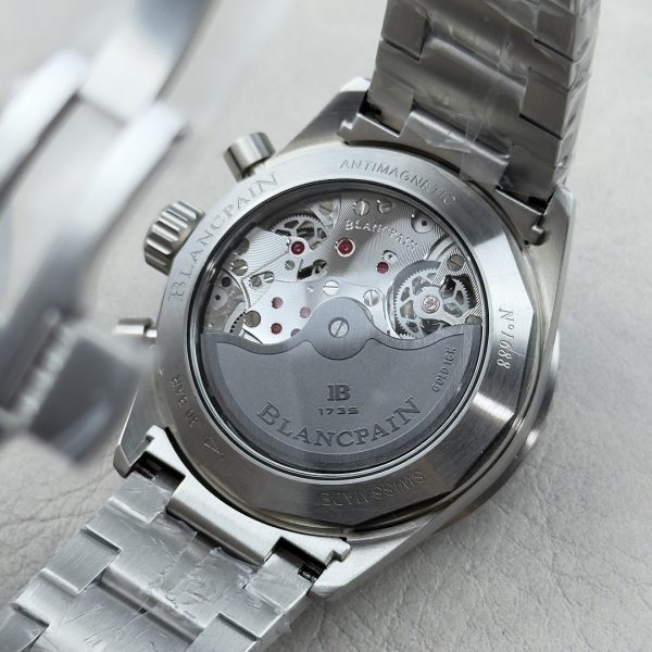 Blancpain Fifty Fathoms Bathyscaphe Flyback Chronograph Meteor Grey Sunburst Dial ref. 5200 1110 71S