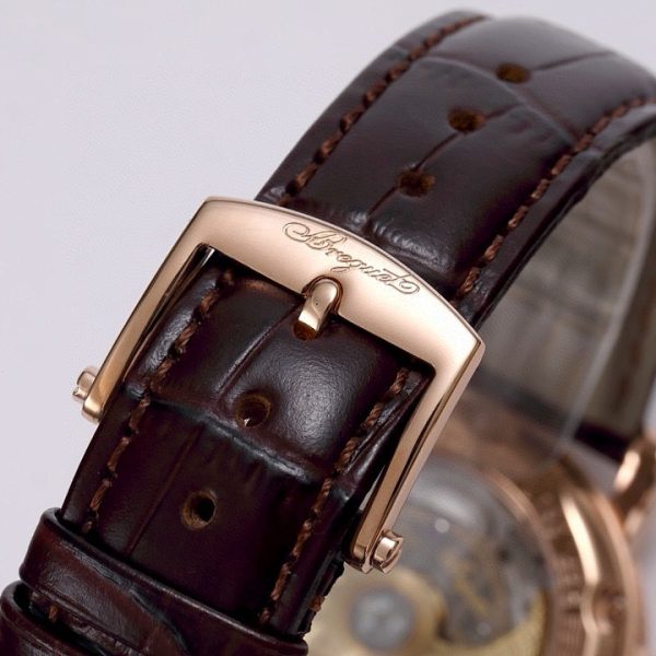Breguet Marine Big Date Black Wave Dial Rose Gold ref. 5817BR/Z2/5V8