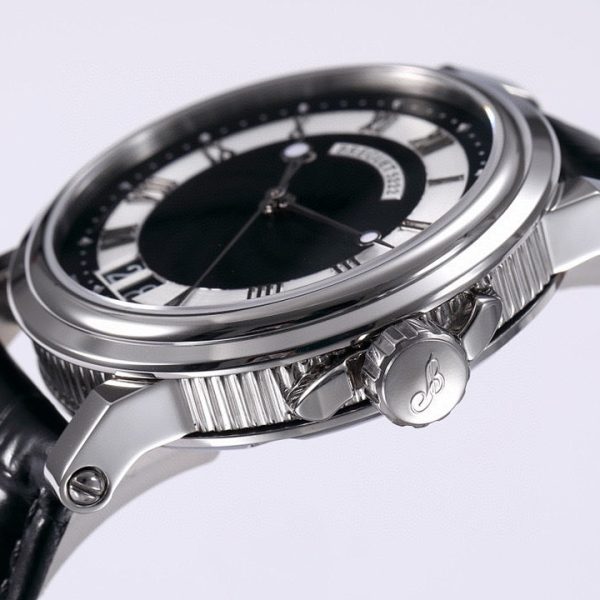 Breguet Marine Big Date Black Wave Dial Steel ref. 5817ST/92/5V8
