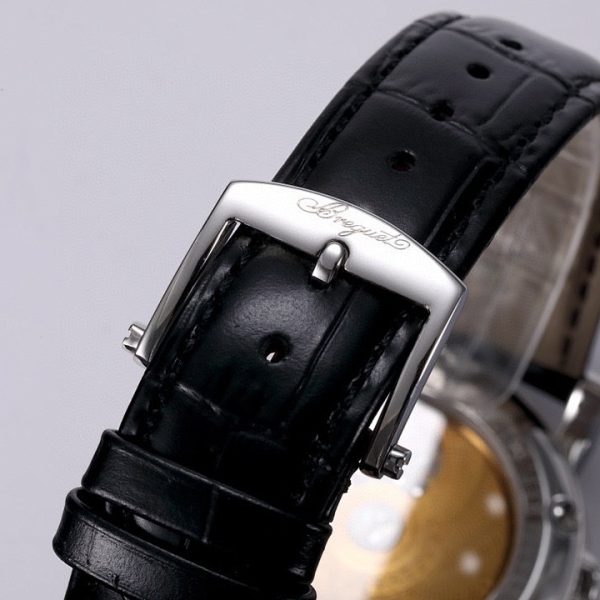 Breguet Marine Big Date Black Wave Dial Steel ref. 5817ST/92/5V8
