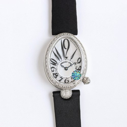 Breguet Reine de Naples White Mother-of-Pearl Crystal-Set Edition ref. 8928BB/5W/944/DD0D3L