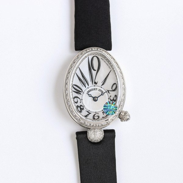 Breguet Reine de Naples White Mother-of-Pearl Crystal-Set Edition ref. 8928BB/5W/944/DD0D3L