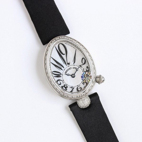 Breguet Reine de Naples White Mother-of-Pearl Crystal-Set Edition ref. 8928BB/5W/944/DD0D3L