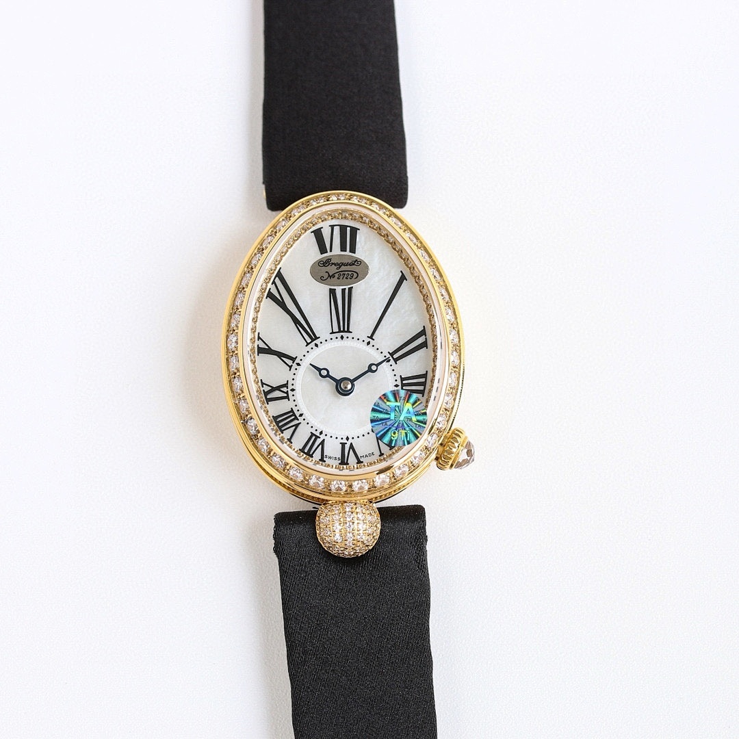 Breguet Reine de Naples Mother-of-Pearl Crystal-Set Rose Gold ref. 8928BR/51/944 DD0D