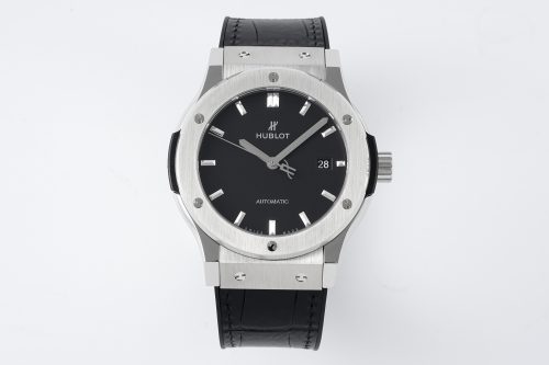 Hublot Classic Fusion Black Dial Leather Strap ref. 511.NX.1171.LR
