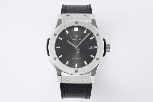 Hublot Classic Fusion Racing Grey Dial Black Leather Strap ref. 511.NX.7071.LR