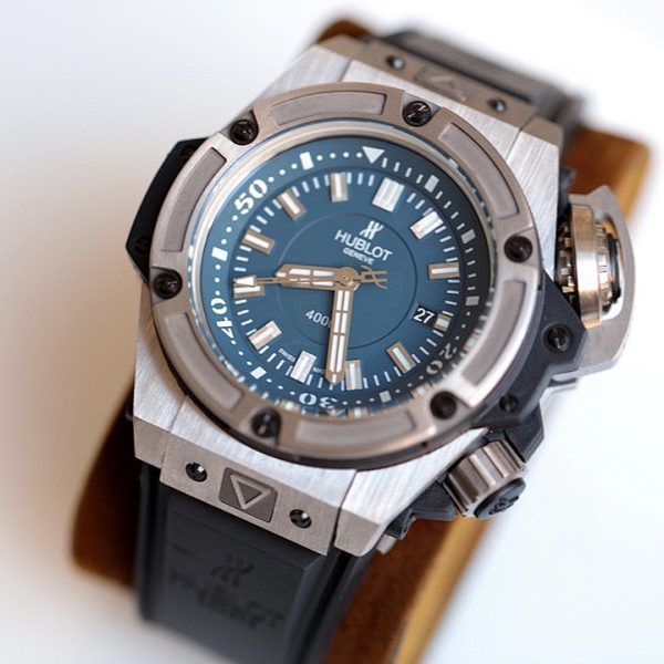 Hublot King Power Oceanographic 4000 Blue Dial Titanium ref. 731.NX.1190.RX