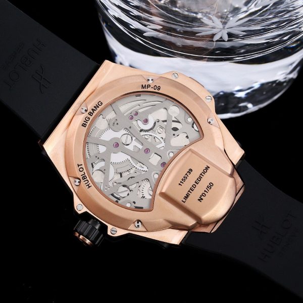 Hublot MP-09 Tourbillon King Gold Open-Worked Black Dial ref. 909.OX.1120.RX