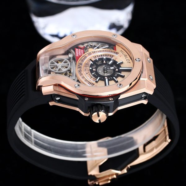 Hublot MP-09 Tourbillon King Gold Open-Worked Black Dial ref. 909.OX.1120.RX