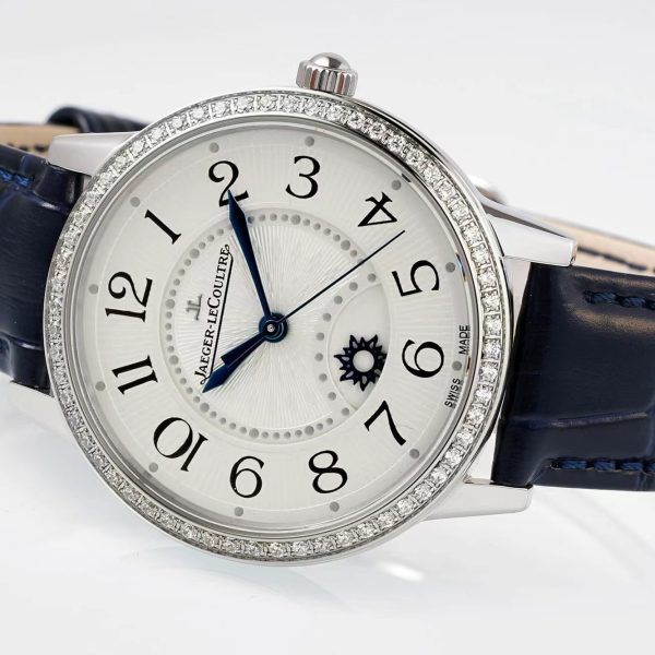 Jaeger-LeCoultre Rendez-Vous Night & Day Silver Dial Diamond Bezel