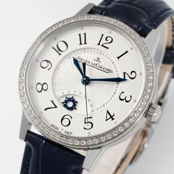 Jaeger-LeCoultre Rendez-Vous Night & Day Silver Dial Diamond Bezel