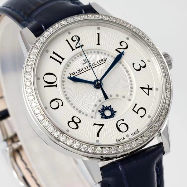 Jaeger-LeCoultre Rendez-Vous Night & Day Silver Dial Diamond Bezel