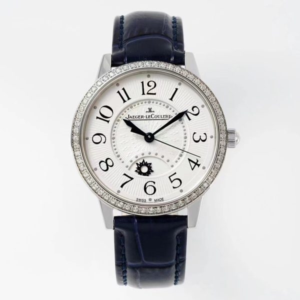 Jaeger-LeCoultre Rendez-Vous Night & Day Silver Dial Diamond Bezel