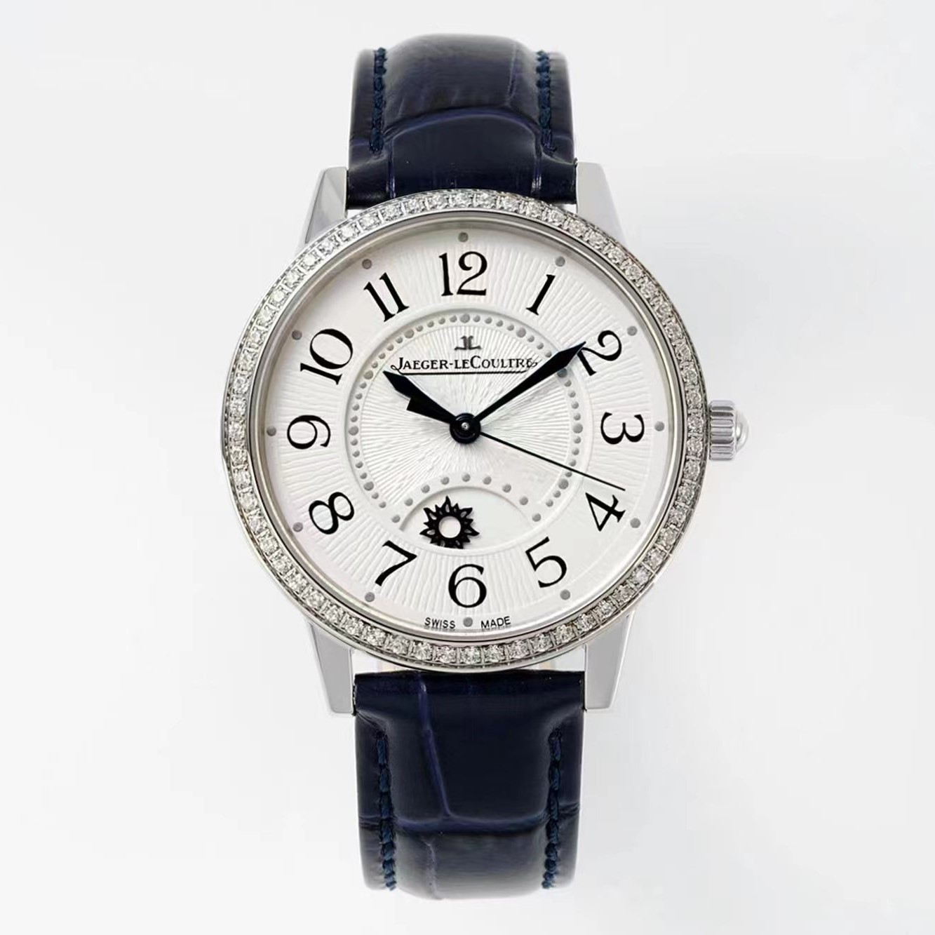 Jaeger-LeCoultre Rendez-Vous Night & Day Silver Dial Diamond Bezel